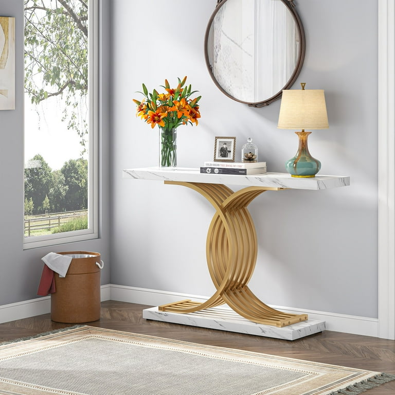 40 inch console table with drawers deals
