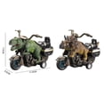 thumbnail image 4 of Dinosaur Motorcycle Toy Plastic 2PCS Inertia Friction Motorcycle Toy Motorbike, 4 of 10
