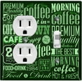 thumbnail image 4 of Metal Light Switch Plate Cover Cafe Diner Coffee Sign Green COF043, 4 of 24