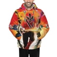 thumbnail image 5 of Power Rangers Mens Active Sweatshirts Cozy Hoodie 3d Graphic Sweater Casual Winter Clothes Tops Coat Medium, 5 of 7