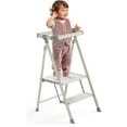 thumbnail image 2 of UNICOO® Foldable Toddler Tower - 2-Step Ladder for Adult, Toddler Tower Foldable & Compact - Foldable Kitchen Tower, Kids Step Stool, Folding Toddler Tower for Kitchen & Bathroom (Smoky Gray), 2 of 9