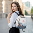 thumbnail image 6 of FORMRS Mini Backpack Purse for Women Travel Daypack Casual Shoulder Bag, Art Mountain and Sun Pattern, 6 of 7