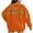 Orange, variant on Women's Sweatshirt Long Sleeve Round Neck Pullover with Bow Detail for Cute Casual Style,Cute Sweatshirts for Women