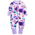 thumbnail image 7 of WIBACKER Soft Cotton Pajamas for Infant Baby Girls, 2 Way Zipper Sleeper, Footed and Footless PJs, 7 of 7