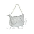 thumbnail image 2 of unbranded Clutch Plateado Con De Y Para Eventos Formales, 2 of 7