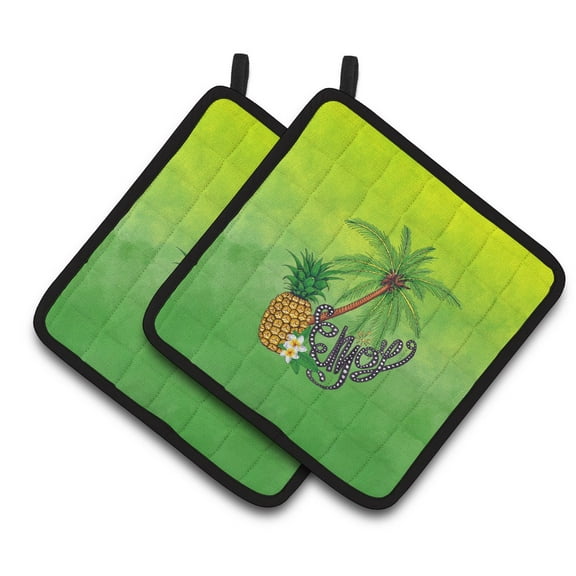 Caroline's Treasures Summer Enjoy Pair of Pot Holders
