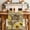 Yellow Brown, variant on Sunflower Floral Table Runner 90 Inches Long Farmhouse Dress Scarves, Farmhouse Pastoral Daisy Bees Brown Wood Dining Tablerunner for Coffee Table/Kitchen Island/Party Décor, 13" x 90"