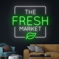 thumbnail image 4 of Handmadetneonsign The Fresh Market Neon Sign, Vegetables LED Sign, Vegetables Farm Neon Light, 4 of 5