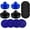 Blue&Black, variant on Air Hockey Pushers and Air Hockey Pucks Air Hockey Paddles, Goal Handles Paddles Replacement Accessories for Game Tables