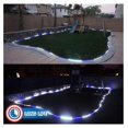 thumbnail image 4 of 30ft White Blue LED Rope Lights with 4-Level Dimmable Controller Outdoor Decorative Lighting for Christmas Winter Snow wedding Party Theme, 4 of 9