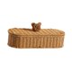 thumbnail image 1 of Cesta de Ratán de imitación Macarena decorativa con tapa 38cmx14cmx9cm, 1 of 8