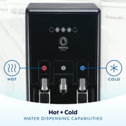 Primo® Water Htrio Coffee K-Cup Water Dispenser Bottom Loading, Hot/Cold Temperature, Black