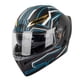 thumbnail image 1 of Casco de seguridad Casco de motocicleta unisex para adultos Cool Rider Equipment Four Seasons New Street Touring casco de moto con doble visera abatible hacia arriba casco integral gafas de sol integr, 1 of 8