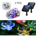 thumbnail image 1 of Luces solares para jardín de hadas al aire libre - 9.5M 8 modos 50 luces LED con energía solar Luces decorativas impermeables para jardín, patio, hogar, árbol de Navidad, fiestas Adepaton FLD-2555, 1 of 7