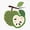 1pcs, variant on Custard-Apple Er, Phone Decal Water Bottle Stickers Car Decals, Funny Birthday Gift