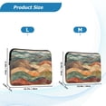 thumbnail image 4 of FORMRS 15-15.6 inch Laptop Sleeve Case Soft Carrying Quilted Computer Bag Cover, Abstract Wavy Landscape, 4 of 7