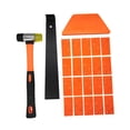 thumbnail image 3 of Juego completo de herramientas para instalación de pisos de madera, 23 unidades, mango antideslizante, mango de fibra de vidrio, fácil de usar, con Estilo B, 3 of 9