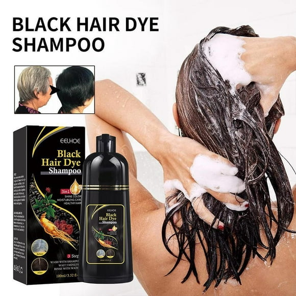 Shampooings à Base de Plantes Naturelles de Teinture de Cheveux Noirs pour la Coloration Blanche
