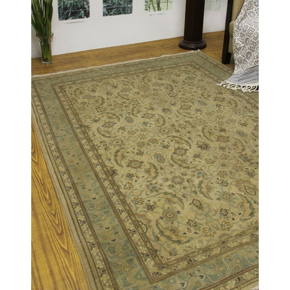 Ankara Lahore Beige/Lt. Blue Rug, 6'2" x 8'7"