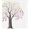 thumbnail image 3 of Ambesonne Nature Shower Curtain, Forest Trees with Leaves, 69"Wx84"L, Multicolor, 3 of 5