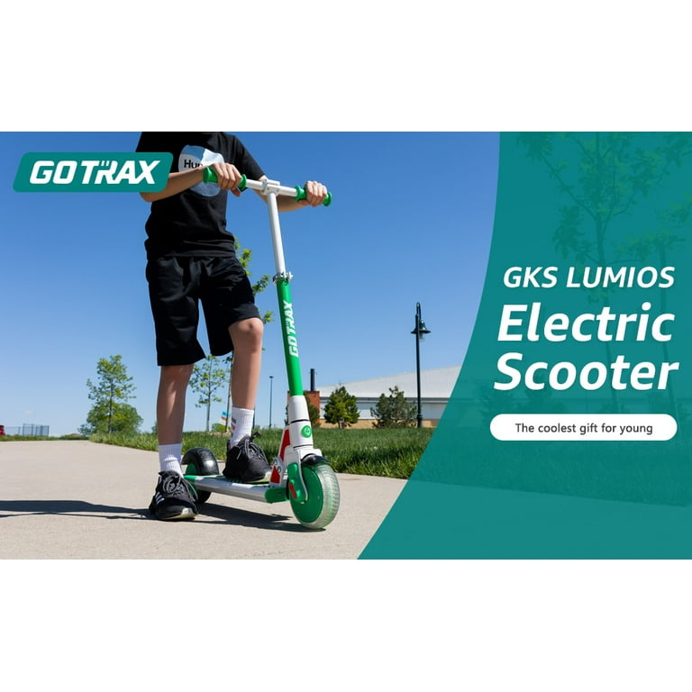Gotrax GKS LUMIOS – Patineta eléctrica para niños de 6 a 12 años