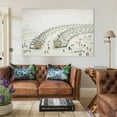 thumbnail image 3 of LS Lowry Rising Street Large Canvas Printing Famous Paintings Wall Decoration Painting Artwork Gifts Canvas Painting Poster Wall Art Decorative Picture Prints Modern Decor 12x18inch(30x45cm), 3 of 6