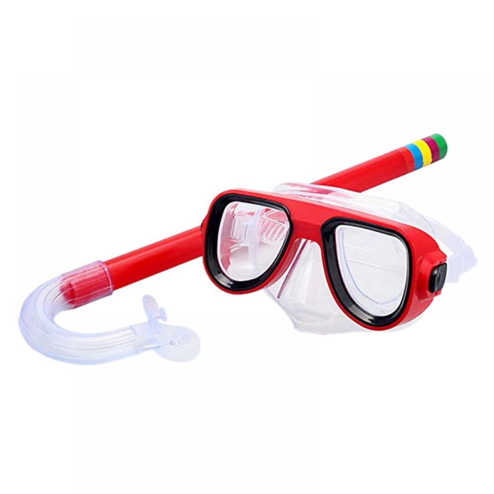 Kids Snorkel Set Anti Leak Youth Junior Snorkeling Package Diving Mask Soft Tube with Hard Storage Box Scuba Swimming Goggles - image 2 of 6