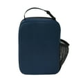 thumbnail image 2 of Your Zone Reusable Polyester Lunch Bag with Top Handle & Side Mesh Pocket, Blue, 2 of 5
