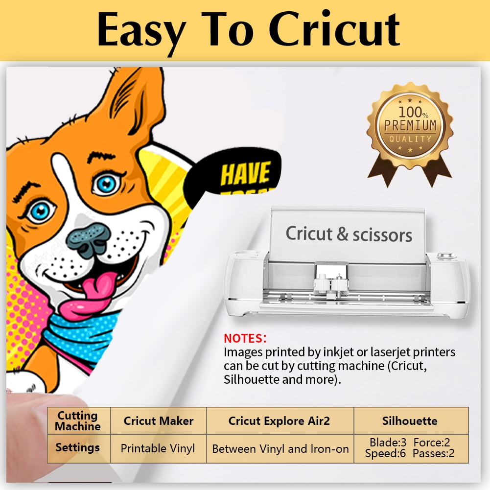 TransOurDream Printable Iron on Heat Transfers Paper, 20 Sheets, for Dark T Shirts & Inkjet Printer, 8.5x11"