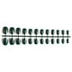 thumbnail image 2 of Juego de 24 piezas de uñas postizas Vogacara color verde oscuro, 2 of 6