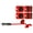 Red, variant on Strong ABS Furniture Sliders Set Of 5 For Easy Moving Heavy Items Like Couches Tables Cabinets Moving Sliders Movers