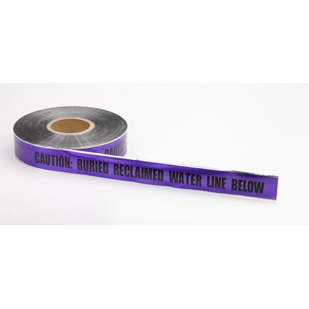 Mutual Industries 17774 2-inch X 1000-foot Detect Reclaimed Water