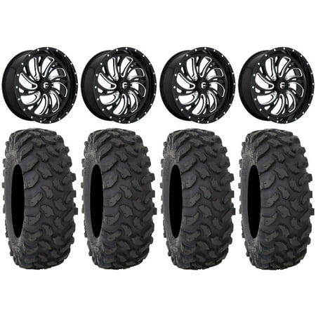 Fuel Kompressor Black 22 Wheels 37 XTR370 Tires Kawasaki Mule Pro FXT Fuel Kompressor Black 22 Wheels 37 XTR370 Tires Kawasaki Mule Pro FXT