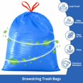 thumbnail image 2 of PLUHKN-13 Gallon Drawstring Tall Kitchen Trash Bags,Clean Fresh Scent and Heavy Duty Garbage Bags(100 Count,60x70cm), 2 of 4