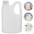 thumbnail image 1 of FONDOTIN 2pcs Empty Gallon Jugs With Caps White Plastic Liquid Storage Easy to Clean Commercial Use, 1 of 8