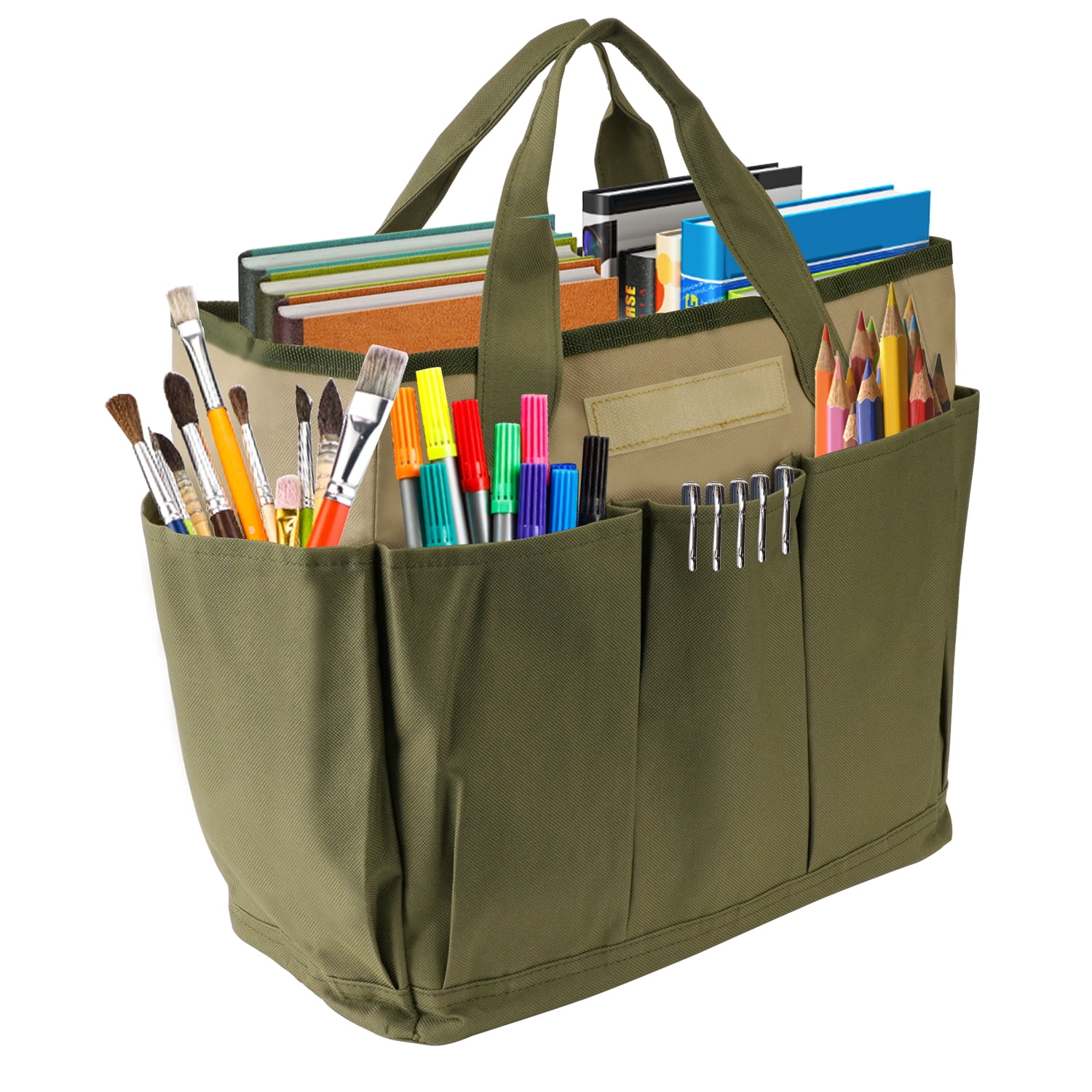 Romanda Art Supplies Storage Organizer, 12" Oxford Fabric Craft Organizers and Storage, Craft