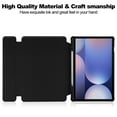 thumbnail image 3 of Case for Samsung Galaxy Tab S10 Plus 12.4" 2024, Rotating Stand Cover with Pencil Holder, Auto Wake/Sleep Full Protection Clear Folio Case for Samsung Galaxy Tab S10 Plus 12.4" 2024, Black, 3 of 6