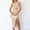 Beige summer dresses, variant on Wycnly Summer Dresses for Women Wedding Guest Dresses for Women Sexy Hollow out Party Club Bodycon Knee-Length Dress Women Elegant Solid Crewneck Sleeveless Midi Sundress