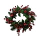 thumbnail image 5 of Anillo de vela de Navidad, corona de Navidad, decoración del hogar, adorno, corona de velas, decoración navideña para bodas en interiores Estilo G, 5 of 9