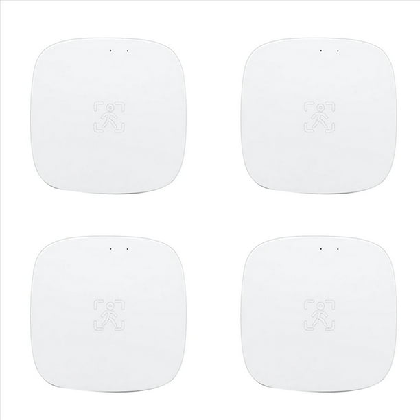 4X Sensor de Presencia Tuya WiFi MmWave con Luminancia DeteccióN de Radar de Microondas PIR Sensor de Movimiento Montaje en Pared