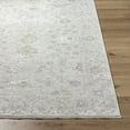 thumbnail image 3 of Hauteloom Vaman Living Room, Bedroom Area Rug - Traditional - Light Silver, Sterling Gray - 6'7" x 9'6", 3 of 8