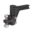 thumbnail image 2 of CURT 45935 Adjustable Trailer Hitch Ball Mount with Dual Ball, 2" Shank, Up to 15,000 lbs, 2 of 5