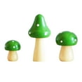 thumbnail image 3 of Estatuilla de madera perfecl 3 piezas escultura artesanal Mini paisaje, 3 of 8