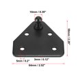 thumbnail image 2 of Unique Bargains 4 Set Vehicle Ball Studs Mounting Brackets for Gas Struts Shocks 64x58x21mm, 2 of 6
