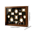 thumbnail image 3 of Mini Golden Frame Silhouette Box Improved Shadow Box Frame Kit With Museum And Golden Miniature Figu, 3 of 4