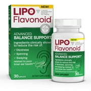 Lipo-Flavonoid Advanced Balance Support for Vertigo Symptoms, 30 Caplets