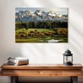 thumbnail image 2 of Elephant Stock Grand Teton Beauty Wall Art - Horizontal Canvas Wall Art - Living Room Wall Decor - Nature Canvas - Green And Gray Decor - 24" x 16", 2 of 8