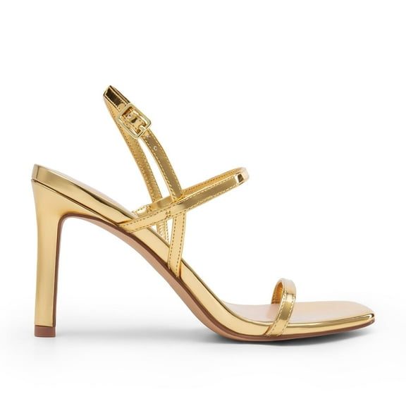 BURUDANI Women’s Slingback Heels High Stilettos Open Square Toe Ankle Strap Pumps Sexy Comfort Strappy Dress Shoes Wedding Bridal Heeled Sandals