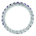 thumbnail image 2 of Sterling Silver Stackable Expressions Amethyst Ring Size 9, 2 of 3