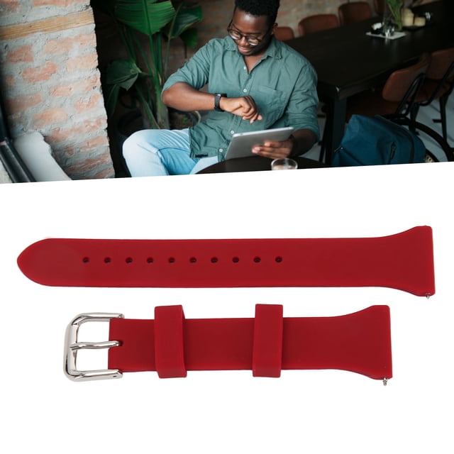 Replacement Sports Watch Strap For GTS 4,Adjustable Silicone Watchband For 20mm Wide Lug Watches